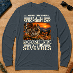 Grouse Hunting Strongest Man In Seventies - dark-heather - LST2D-DarkHeather