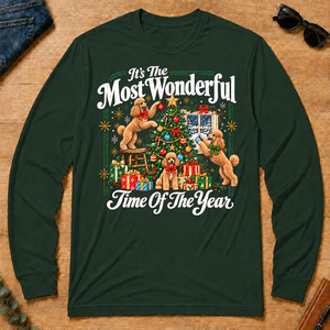 Wonderful Christmas Poodle - forest-green - LST2D-ForestGreen