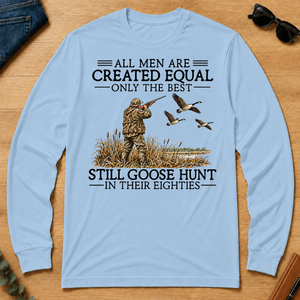 All Men Are Created Equal Goose Hunting 80s - light-blue - LST2D-LightBlue