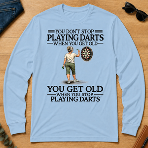 Don't Stop Playing Darts - light-blue - LST2D-LightBlue