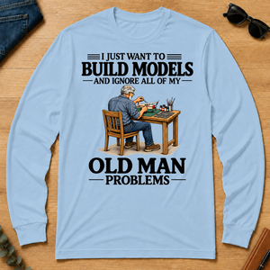 I Just Want To Build Models - light-blue - LST2D-LightBlue