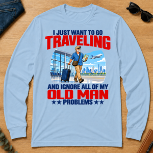 I Just Want To Go Traveling - light-blue - LST2D-LightBlue
