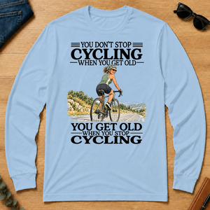 Don't Stop Cycling - light-blue - LST2D-LightBlue