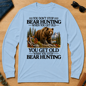 Don't Stop Bear Hunting - light-blue - LST2D-LightBlue