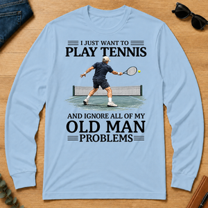 I Just Want To Play Tennis - light-blue - LST2D-LightBlue