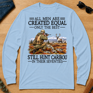 All Men Are Created Equal Caribou Hunting 70s - light-blue - LST2D-LightBlue