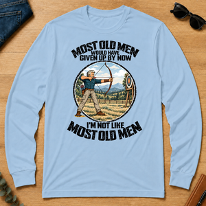 Archery Most Old Men Would Have Given Up By Now - light-blue - LST2D-LightBlue
