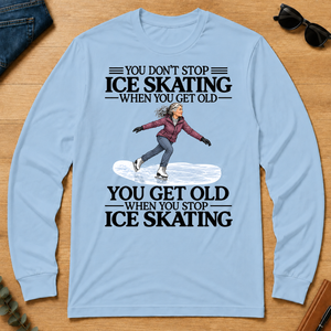 Don't Stop Ice Skating - light-blue - LST2D-LightBlue