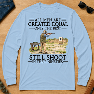 All Men Are Created Equal Only The Best Still Shoot 90s - light-blue - LST2D-LightBlue