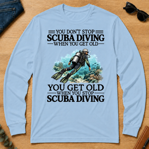 Don't Stop Scuba Driving - light-blue - LST2D-LightBlue