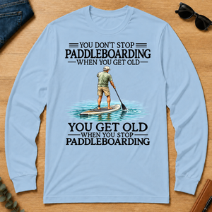 Don't Stop Paddle Boarding - light-blue - LST2D-LightBlue