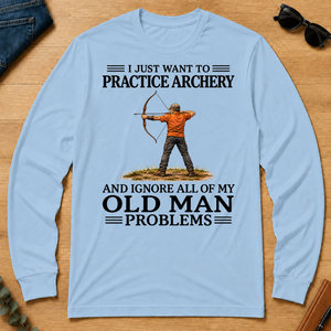 I Just Want To Practice Archery - light-blue - LST2D-LightBlue