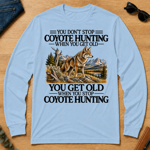 Don't Stop Coyote Hunting - light-blue - LST2D-LightBlue