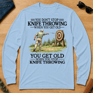 Don't Stop Knife Throwing - light-blue - LST2D-LightBlue