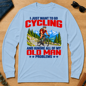 I Just Want To Go Cycling - light-blue - LST2D-LightBlue