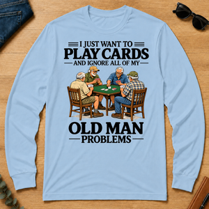 I Just Want To Play Cards - light-blue - LST2D-LightBlue