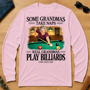 Real Grandmas Play Billards - light-pink - LST2D-LightPink