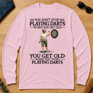 Don't Stop Playing Darts - light-pink - LST2D-LightPink
