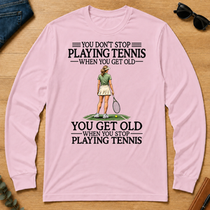 Don't Stop Playing Tennis - light-pink - LST2D-LightPink