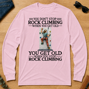 Don't Stop Rock Climbing Woman - light-pink - LST2D-LightPink
