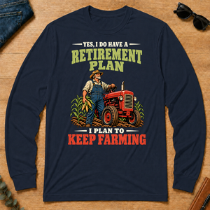 I Plan To Keep Farming - navy - LST2D-Navy