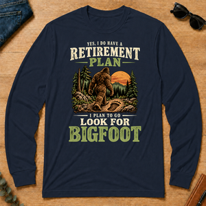 I Plan To Go Look For Bigfoot - navy - LST2D-Navy