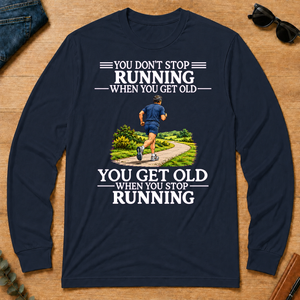 Old Man Don't Stop Running - navy - LST2D-Navy