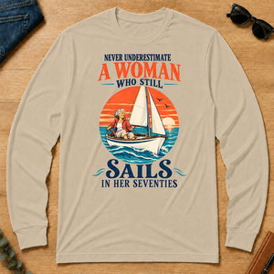 Never Underestimate A Woman Still Sails - sand - LST2D-Sand