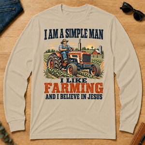 I Like Farming And Believe In Jesus - sand - LST2D-Sand