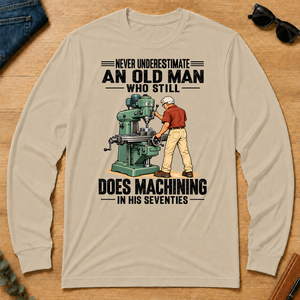 An Old Man Still Does Machining In His 70s - sand - LST2D-Sand