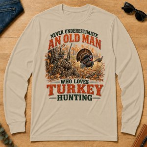An Old Man Loves Turkey Hunting - sand - LST2D-Sand