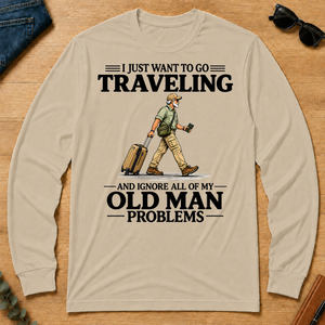 I Just Want To Go Traveling Vintage - sand - LST2D-Sand