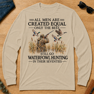 All Men Are Created Equal Only The Best Still Go Waterfowl Hunting In Their 70s - sand - LST2D-Sand