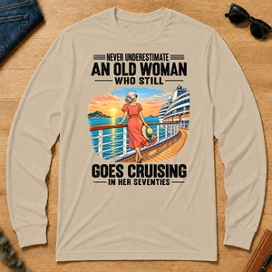 An Old Woman Still Goes Cruising In Her 70s - sand - LST2D-Sand