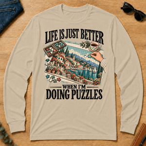 Life Is Just Better When I'm Doing Puzzles - sand - LST2D-Sand