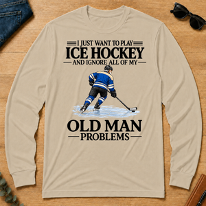I Just Want To Play Ice Hockey - sand - LST2D-Sand