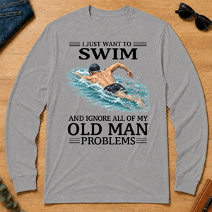 I Just Want To Swim - sport-grey - LST2D-SportGrey