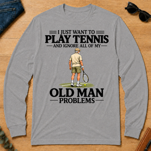 I Just Want To Play Tennis - sport-grey - LST2D-SportGrey