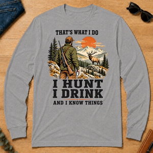 I Hunt I Drink And I Know Things - sport-grey - LST2D-SportGrey