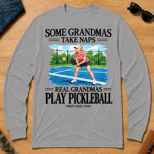Real Grandmas Play Pickleball - sport-grey - LST2D-SportGrey