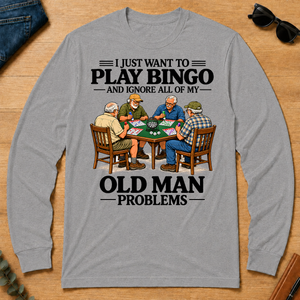 I Just Want To Play Bingo - sport-grey - LST2D-SportGrey