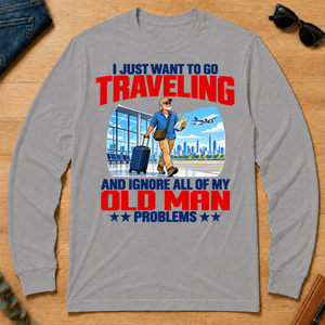 I Just Want To Go Traveling - sport-grey - LST2D-SportGrey