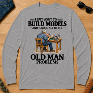 I Just Want To Build Models - sport-grey - LST2D-SportGrey