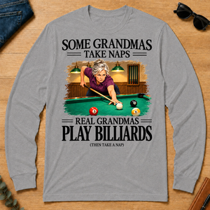 Real Grandmas Play Billards - sport-grey - LST2D-SportGrey