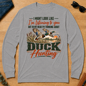I'm Thinking About Duck Hunting - sport-grey - LST2D-SportGrey