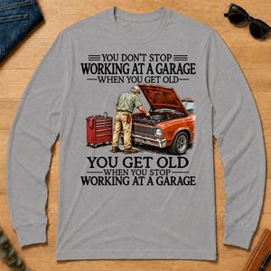 Don't Stop Working at a Garage - sport-grey - LST2D-SportGrey