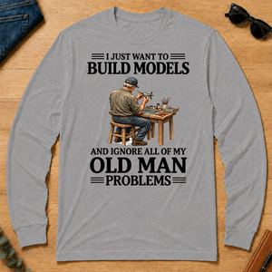 I Just Want To Build Models - sport-grey - LST2D-SportGrey