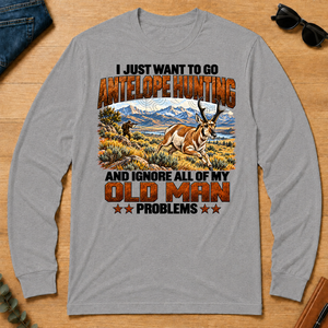I Just Want To Antelope Hunting - sport-grey - LST2D-SportGrey
