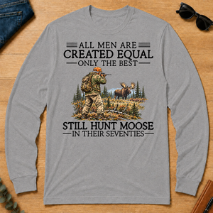 All Men Are Created Equal Moose Hunting 70s - sport-grey - LST2D-SportGrey