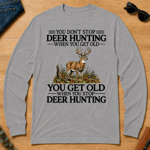 Don't Stop Deer Hunting - sport-grey - LST2D-SportGrey